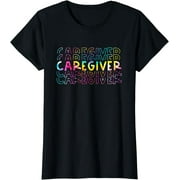 Tie Dye Caregiver Life Appreciation Gift Healthcare Workers T-Shirt