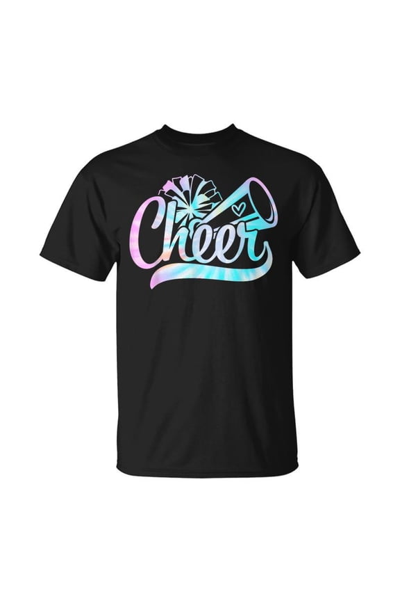 Tie Dye Cheer Cheerleading For Cheerleader Squad Girl Bff TShirt