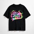 thumbnail image 1 of Tie Dye Cheerleading Peace Love Cheer for Cheerleader Cute T-Shirt, 1 of 7
