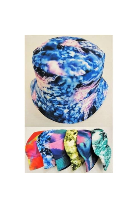 Tie Dye Color Bucket Hats Case of 24