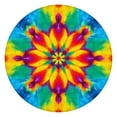 thumbnail image 1 of Tie Dye Colorful Flower Pattern Round Fitted Tablecloth with Elastic Edge,Dining Table Cover Waterproof,Outdoor Round Tablecloth for Camping,Dining,Indoor and Outdoor, 1 of 7