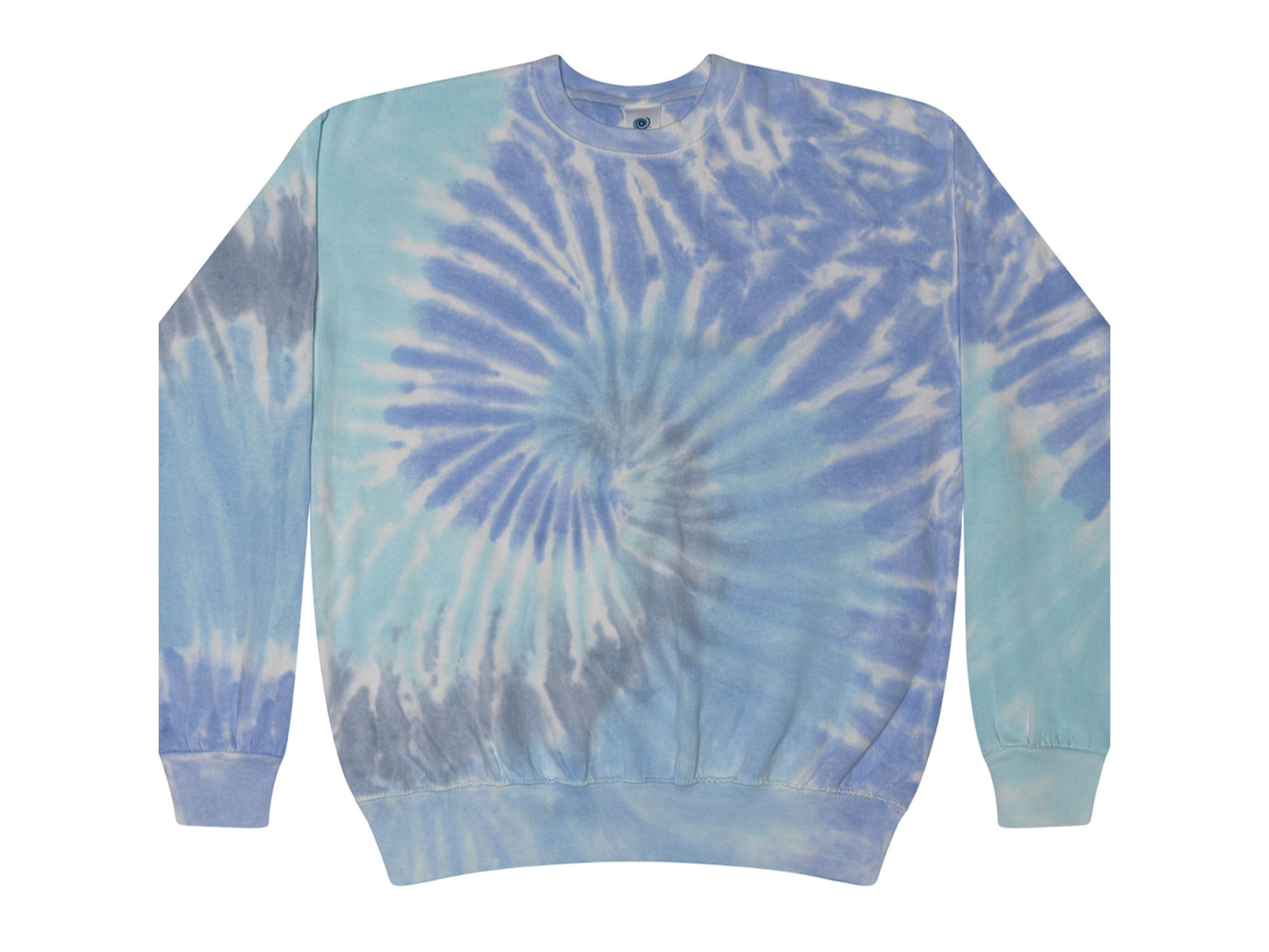 Crew Neck Tie Dye Sweatshirt For Men Tie-Dye Crew Neck Sweatshirt
