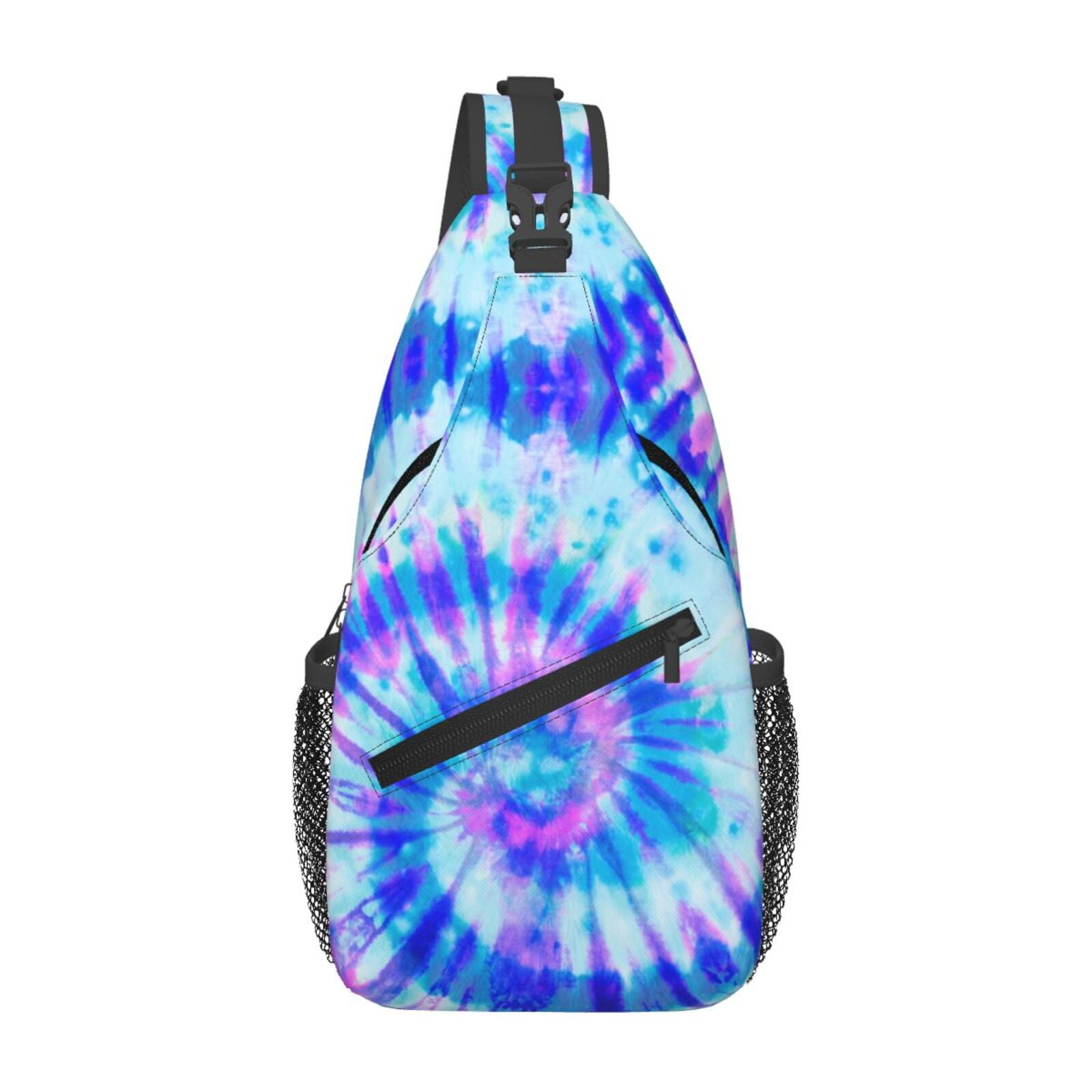 Tie-Dye Crossbody Sling Bag for Women Men Sling Backpack 