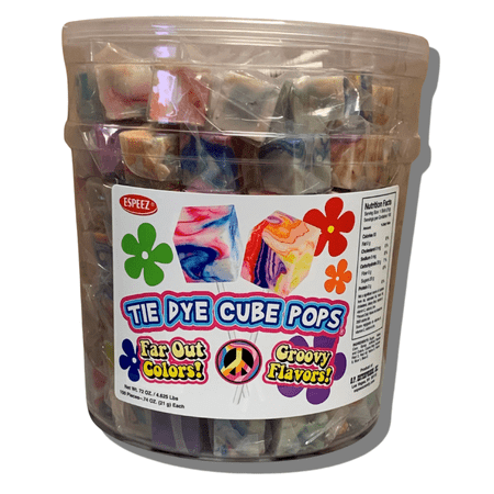 Tie Dye Cube Pop 100 Count