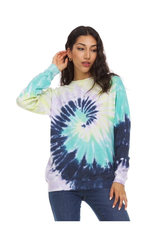 Tie Dye Fleece Sweatshirts, Pullover Hoodies & Sweaters For Men & Women Up to 5XL