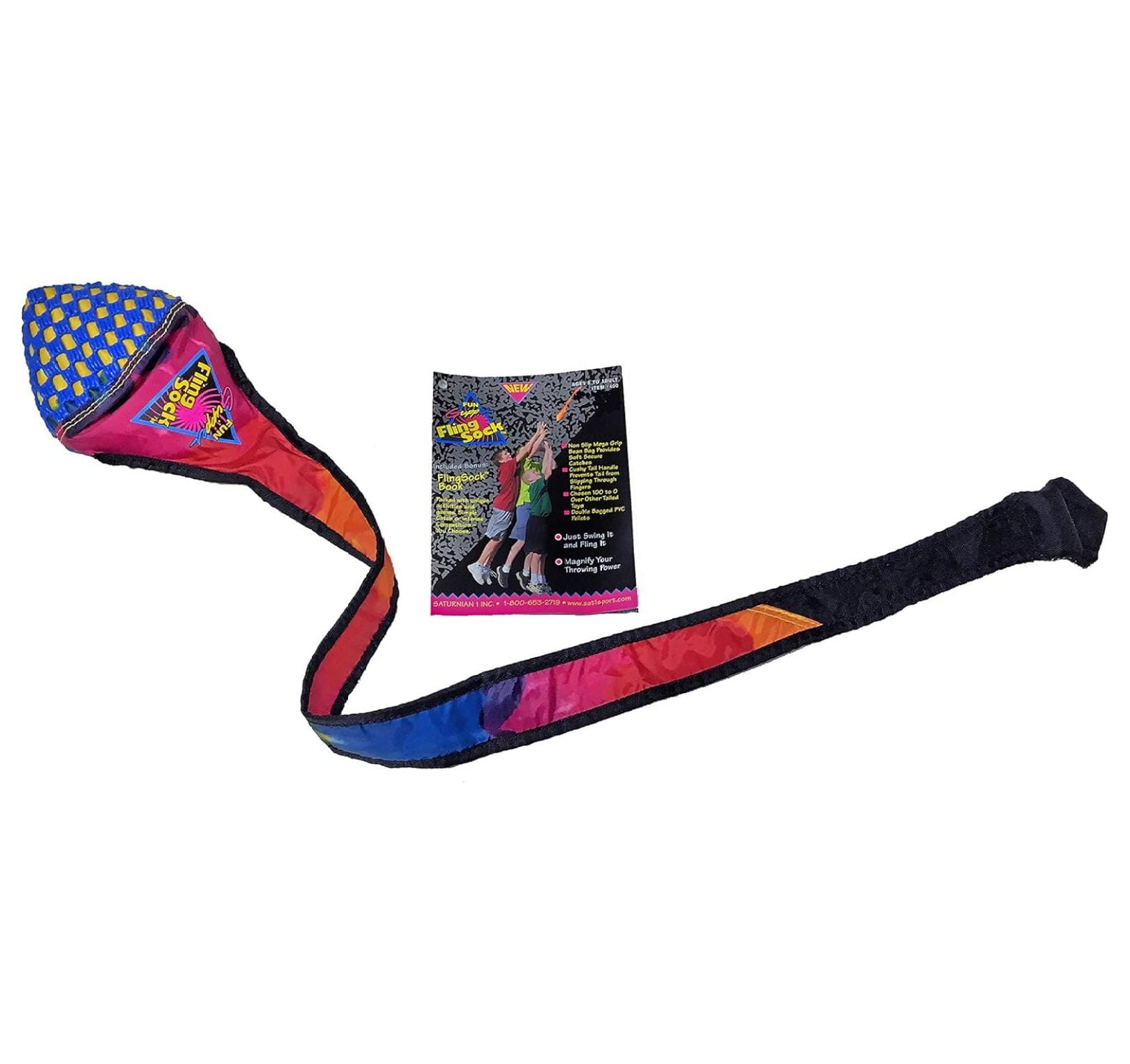 Tie Dye Fling Sock Toss Game 29.0 inch & Game Booklet (Original