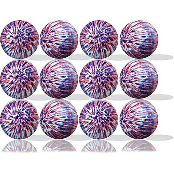 Tie-Dye Golf Balls  Fun Gift Set of 12  Unique Golf Balls for Men & Women  Tournament Quality 2-Piece  Great Novelty Gift for Golfers$$Sport & Recreation Other