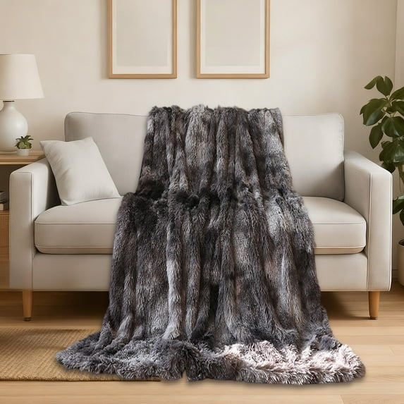 Tie-Dye Gray Throw Blanket, Soft Flannel Fleece For Couch, 31x47 Inches, All-Season Lightweight Design, Easy To Clean, Decorative And Comfortable For Home, Office, And Travel Use