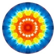 thumbnail image 1 of Tie Dye Heart Accent Mandala Pattern Round Fitted Tablecloth with Elastic Edge,Dining Table Cover Waterproof,Outdoor Round Tablecloth for Camping,Dining,Indoor and Outdoor, 1 of 7