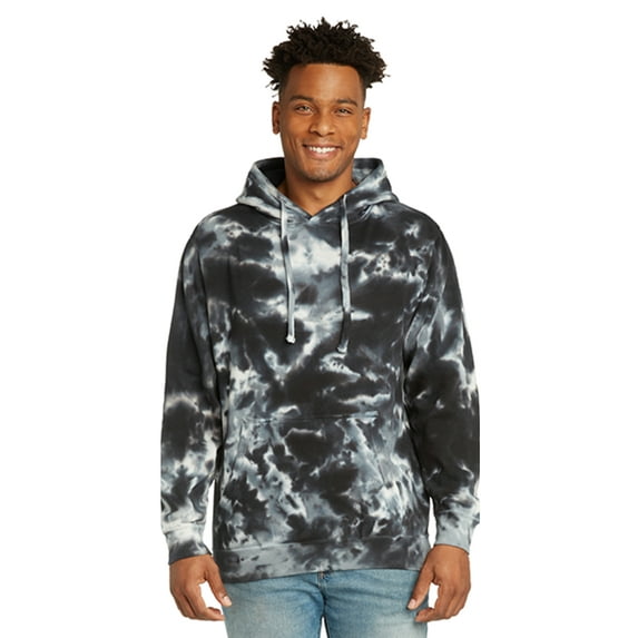 Tie Dye Hoodie Tie-Dye Pullover Hoodie Colorful Black Smoke Hooded Sweatshirt Tie-Dye Hoodie for Women Black Smoke Hoodie for Men Tie Dye Black Smoke
