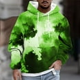 thumbnail image 1 of Tie-Dye Hoodies Sweatshirts for Men Big & Tall Pullover M-4X Plus Size Long Sleeve Hoodie Tops Casual Basic Loose Comfort Sweatshirt with Front Pocket, 1 of 5