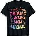 thumbnail image 1 of Tie Dye I Went From Mama To Mommy To Mom To Bruh Mothers Day T-Shirt, 1 of 3