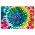 thumbnail image 1 of Tie Dye Indoor Carpet Kitchen Rug Office Mat - Polyester Non-Slip Machine Washable, 1 of 6