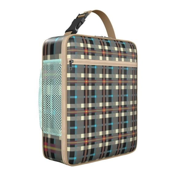 Tie Dye Insulated Lunch Bag Box Student Reusable Lunch Tote Bag with Side Pocket Lunch Box Containers Picnic Camping