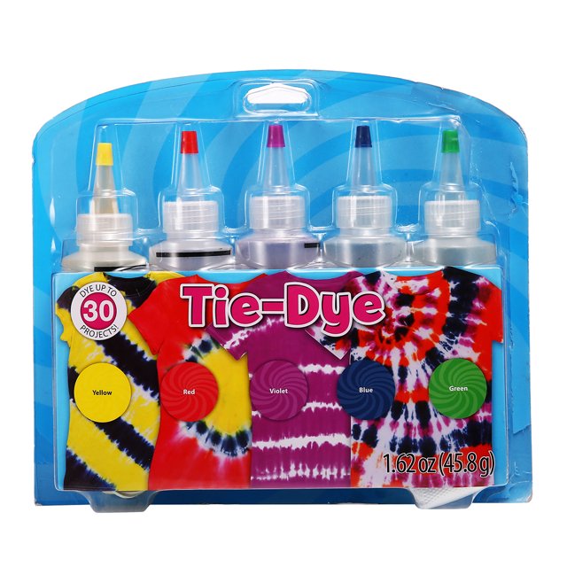 Tie Dye Kit ,5 Colors for Kids Adults,DIY Dyeing Kit With Gloves And