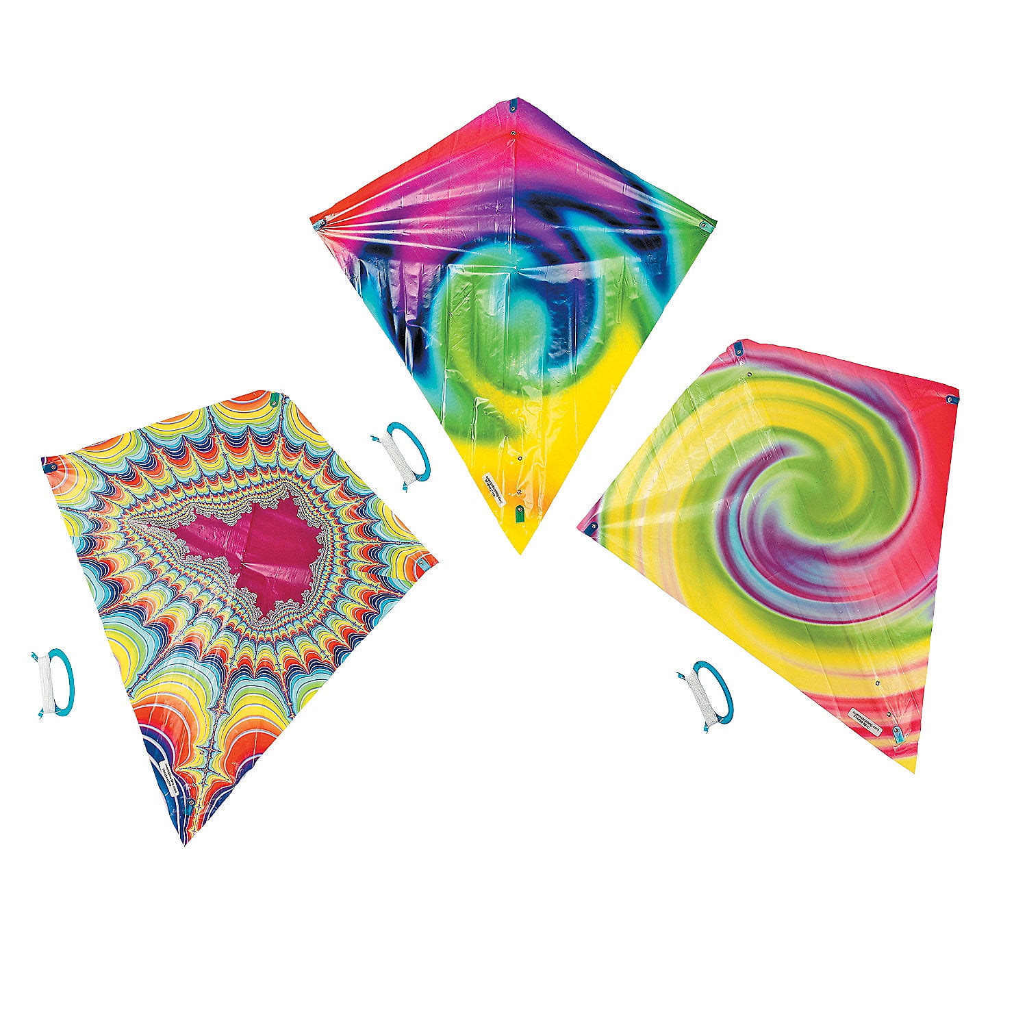 Tie Dye Kites - Party Favors - 12 Pieces