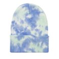 thumbnail image 1 of Tie-Dye Knit Beanie, Tie-Dye Sky, 1 of 2