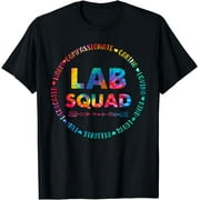 Tie Dye Lab Squad Lab Team Lab Lover Lab Tech Lab Worker T-Shirt