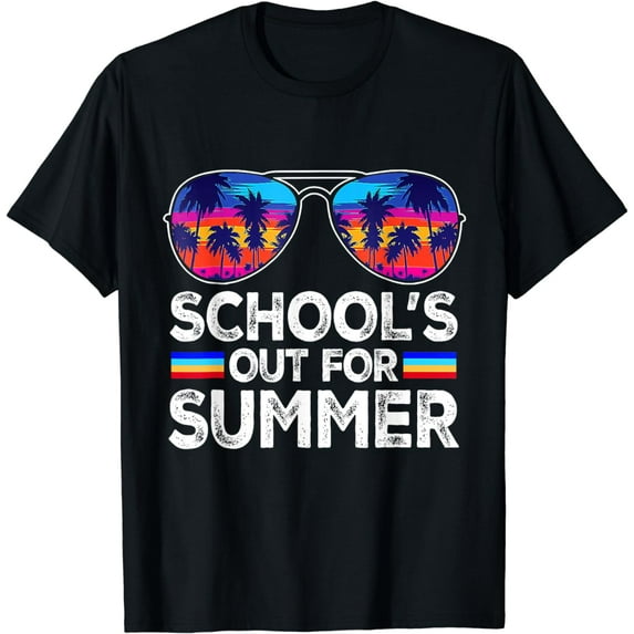 Tie Dye Last Day Of School Schools Out For Summer Teacher T-Shirt