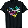 Tie Dye Lunch Lady Cafeteria Staff Back To School Cotton T