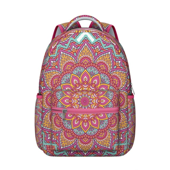 Tie-Dye Mantra Backpack - Psychedelic Waterproof Bag for Art Students, Expressive Print, Vibrant Gift for Artists