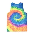 thumbnail image 1 of Tie Dye Mens Tie-Dyed Tank H3500-Neon Rainbow,3XL, 1 of 2