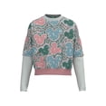 thumbnail image 1 of Tie Dye Mouse - Girls Crop Sweatshirt, 1 of 3