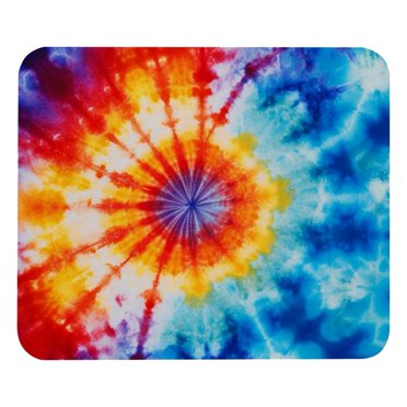 Rainbow Tie Dye Animal Print Mouse Pad And Coaster Set
