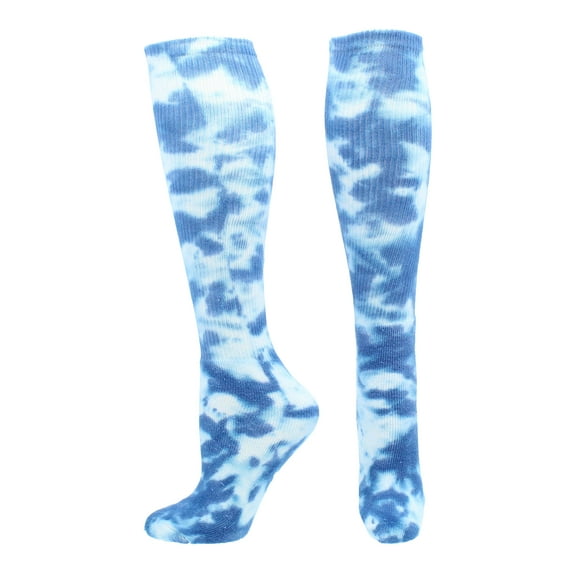 Tie Dye Multisport Tube Socks (Royal/White, Small)