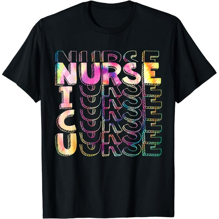 Tie Dye Nicu Nurse shirt Women Neonatal ICU Rn Nursing T-Shirt