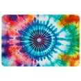 thumbnail image 1 of Tie Dye Non-Slip Polyester Chair Mat for Office, Machine Washable Door Rug, 1 of 1
