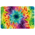 thumbnail image 1 of Tie Dye Non-Slip Polyester Door Rug Chair Mat Kitchen Rugs, Machine Washable, 1 of 6