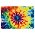 thumbnail image 1 of Tie Dye Non-Slip Polyester Office Rugs: Machine Washable Game Mat and Door Carpet, 1 of 6