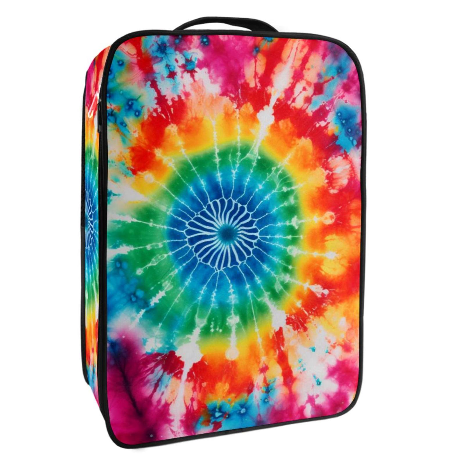 Tie Dye Organize Your Shoes with Stylish Polyester Shoe Racks 23x31cm
