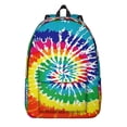 thumbnail image 1 of Tie Dye Pattern Backpack for School,Schoolbag with Adjustable Shoulder Straps & Padded Back,15.7"x11.8"x5.5", 1 of 5