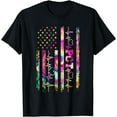 thumbnail image 1 of Tie Dye Pct Us Flag Patient Care Technician Patient Care T-Shirt, 1 of 3