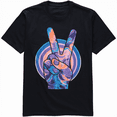 thumbnail image 1 of Tie Dye Peace Sign Hand T-Shirt | Hippies V Shirts T-Shirt, 1 of 5