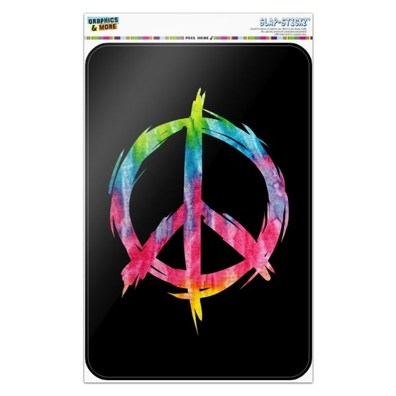 Tie Dye Peace Sign Home Business Office Sign