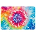thumbnail image 1 of Tie Dye Polyester Indoor Mat Non-Slip Area Rug Chair Rugs Machine Washable, 1 of 6