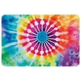 thumbnail image 1 of Tie Dye Polyester Non-Slip Machine Washable Chair Rugs Office Mat Area Rugs Bath Rug, 1 of 6