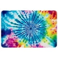 thumbnail image 1 of Tie Dye Polyester Non-Slip Machine Washable Door Mat Floor Mats Office Mat, 1 of 6