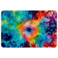 thumbnail image 1 of Tie Dye Polyester Non-Slip Office Chair Mat Bath Rugs Floor Rugs Machine Washable, 1 of 6