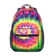 thumbnail image 1 of Tie Dye Popular Art Backpack for School,Schoolbag with Adjustable Shoulder Straps & Padded Back,15.3"x11"x6.7", 1 of 6
