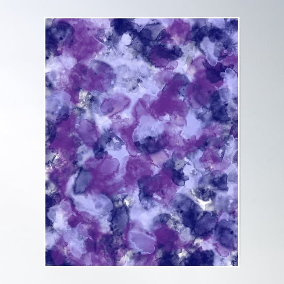 Tie Dye Poster Wall Art, Modern Wall Decor, 12x18 UNFRAMED