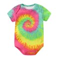 thumbnail image 1 of Tie-Dye Print Gradient Fashion Baby Infant Rompers, 1 of 1