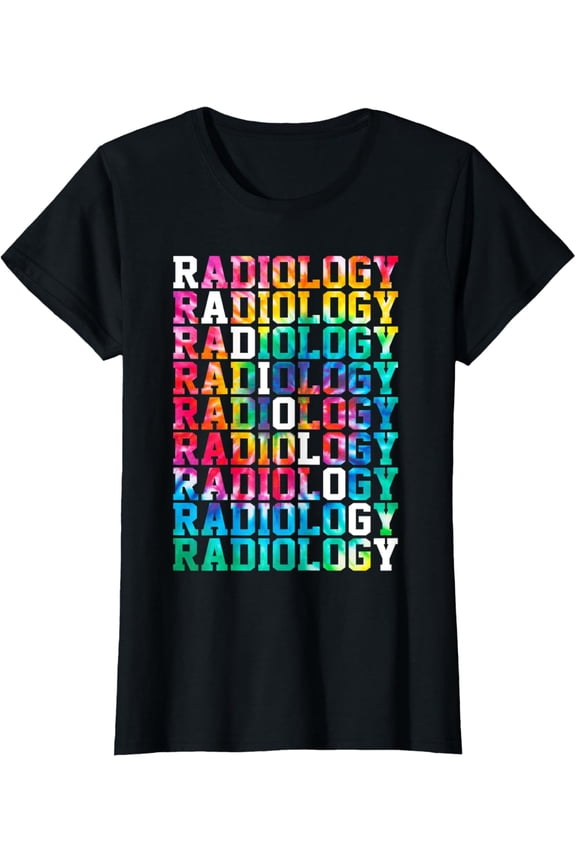 Tie Dye Radiologic Technologist Radiology X-Ray Rad Tech T-Shirt