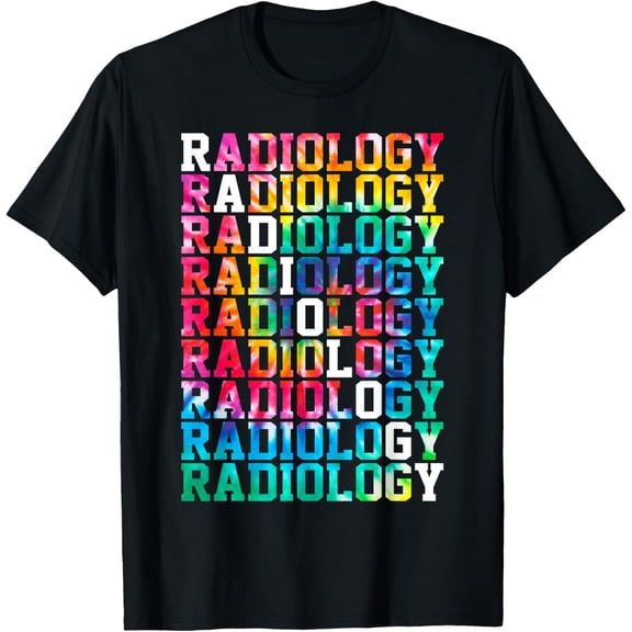 Tie Dye Radiologic Technologist Radiology X-Ray Rad Tech T-Shirt
