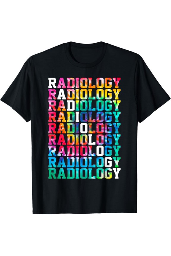 Tie Dye Radiologic Technologist Radiology X-Ray Rad Tech T-Shirt