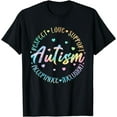 thumbnail image 1 of Tie Dye Respect Love Support Acceptance Autism Awareness T-Shirt, 1 of 4