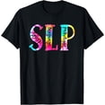 thumbnail image 1 of Tie Dye SLP Shirt Speech Language Pathologist Speech Therapy T-Shirt, 1 of 3
